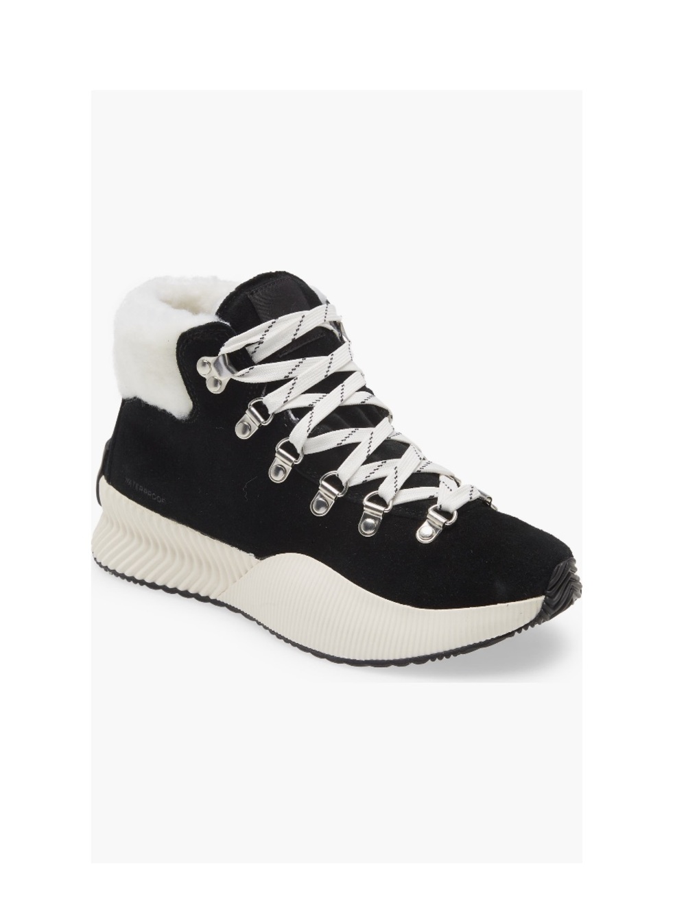 Sorel Out N About 3 Conquest Waterproof Boot Black Sea Salt Suede Women’s 11